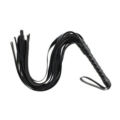 PU Leather Flogger Set — Red & Black