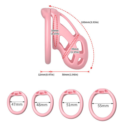 Silicone Chastity Cage